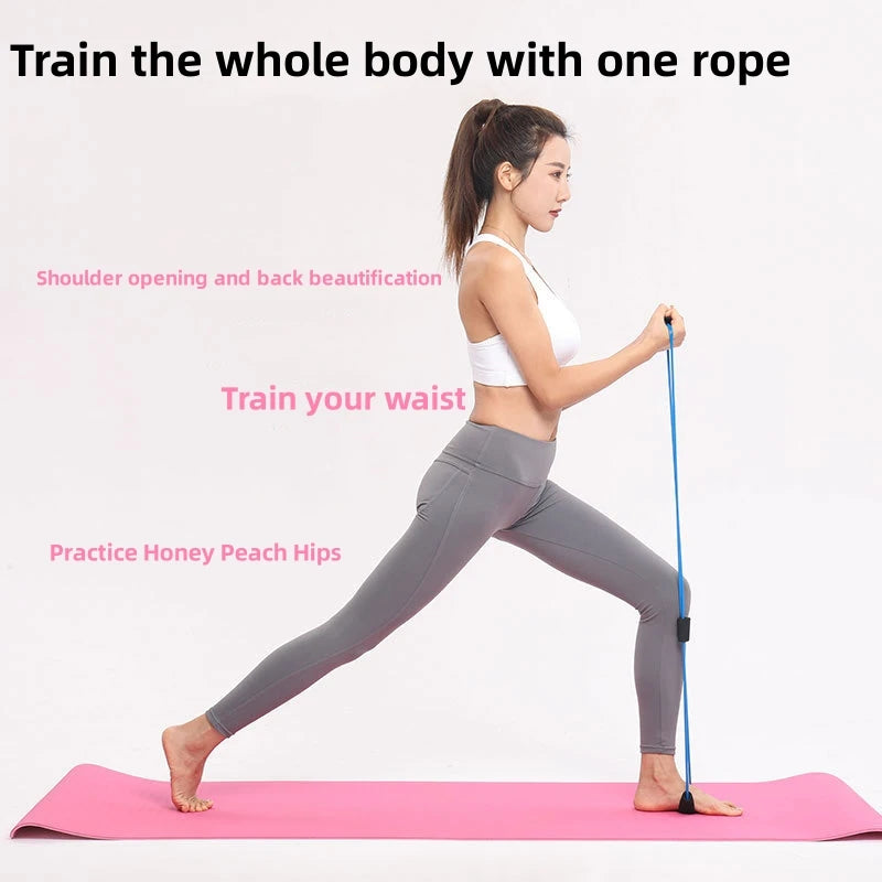 Home Yoga Fitness Accessories Rubber Pull Rope