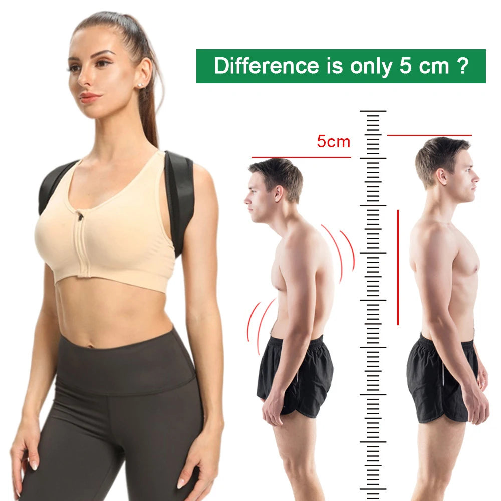 Adjustable Back Shoulder Posture Corrector Belt Clavicle Spine