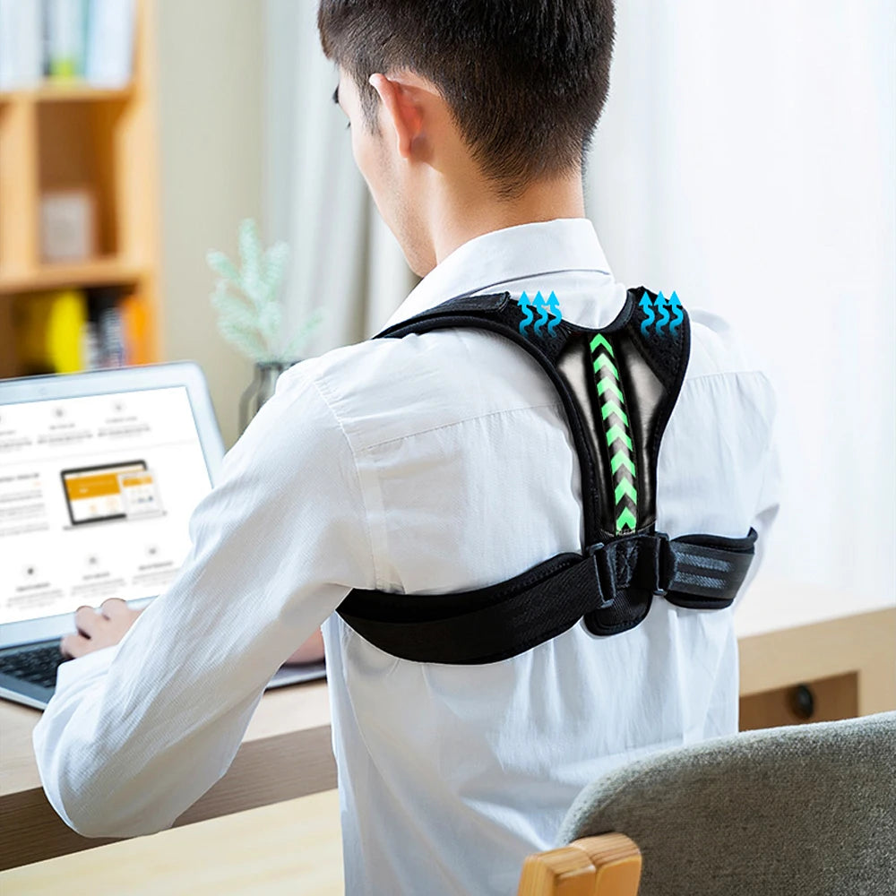 Adjustable Back Shoulder Posture Corrector Belt Clavicle Spine